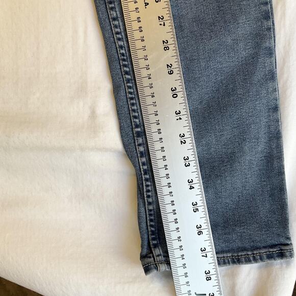 Signature Levi's Men Jeans 32X30 Blue Denim S37 Slim Classic Button Mid Rise - Picture 7 of 12